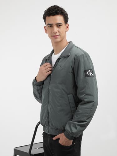 Calvin Klein Mens Grey Color Jacket (S)