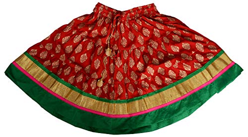 DIAMO Indian Traditional Style Lehenga Choli for Baby Girls