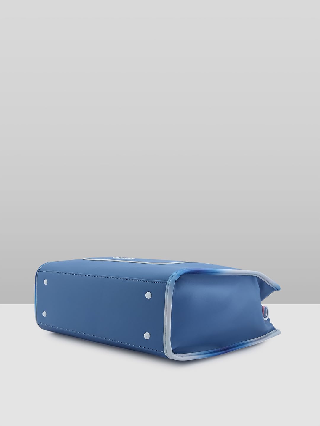 Caprese Vivian Tote Medium Blue Bag for Women|Adjustable & Detachable, Stylish, Durable, Multi-Compartment Design for Work, Travel, Shopping with Back Zip| Large Capacity, Comfortable Straps.