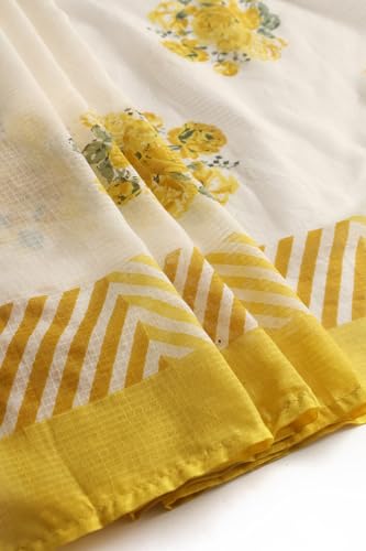 Soch Women's Pure Cotton Kurta Set (CWS5CD22021_Yellow