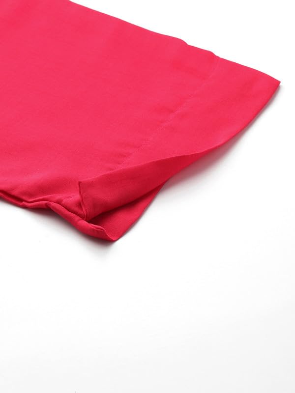 Ahalyaa Women's Silk Blend Kurta Set (GI-AHKUPNDU-COMBO-1134_Pink