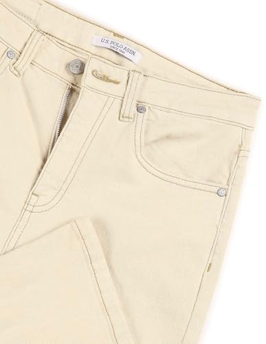 U.S. POLO ASSN. Women's Loose Jeans (UWSS25JEN346 White