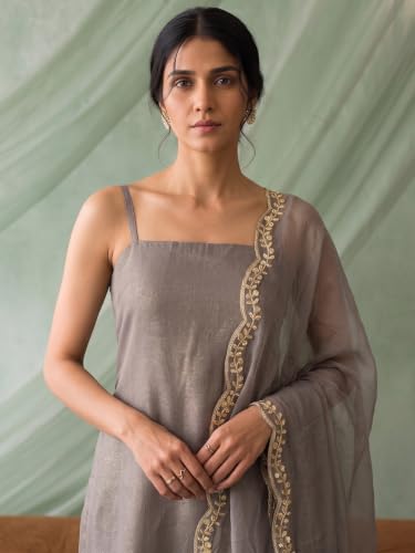 Varanga Women Solid Kurta Set with farsi salwar