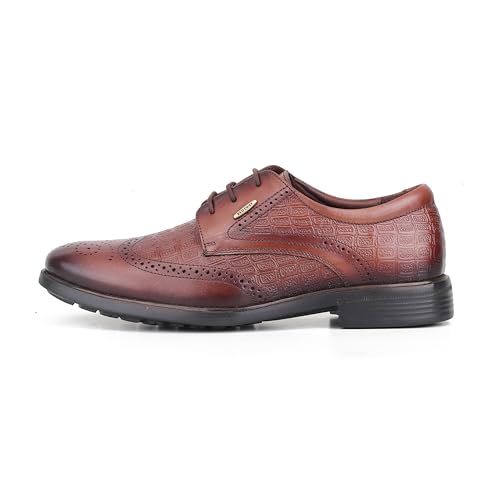 Red Chief Low Ankle Casual Derby Shoes for Men | Tan UK06