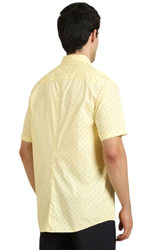 Allen Solly Mens Shirt ASSHQSPFK02900 Yellow