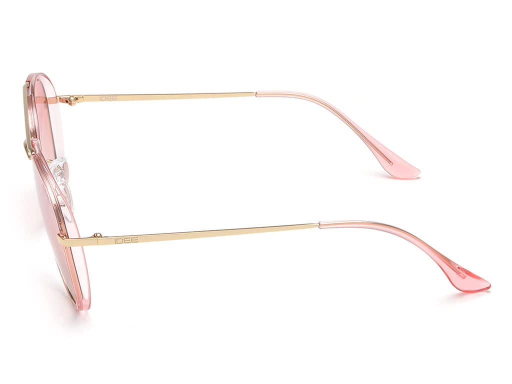 IDEE 100% UV protected sunglasses for Women | Size- Large | Shape- Aviator | Model- IDS2642C4SG