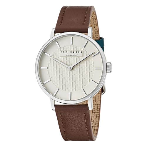 Ted Baker Timeless 38 mm Cream Dial Men Watch- BKPSGF503