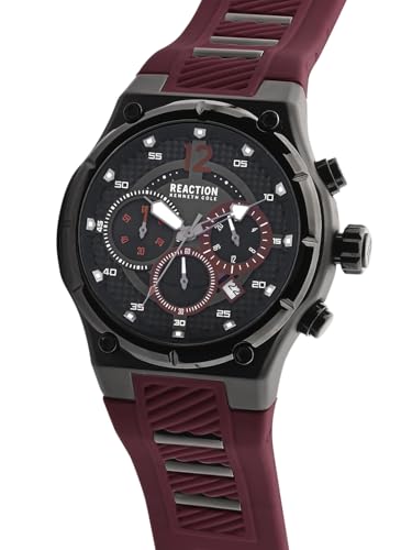 Kenneth Cole Reaction Chronograph Black Dial Watch for Men - KRWGO0071005