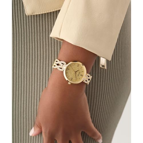 Guess Coral Gold Round Dial Analog Women's Watch - GW0868L2