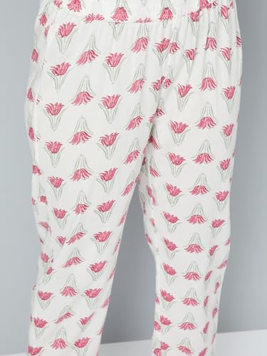 Max Women's Cotton Kurta Set (CTKST54064_Off White