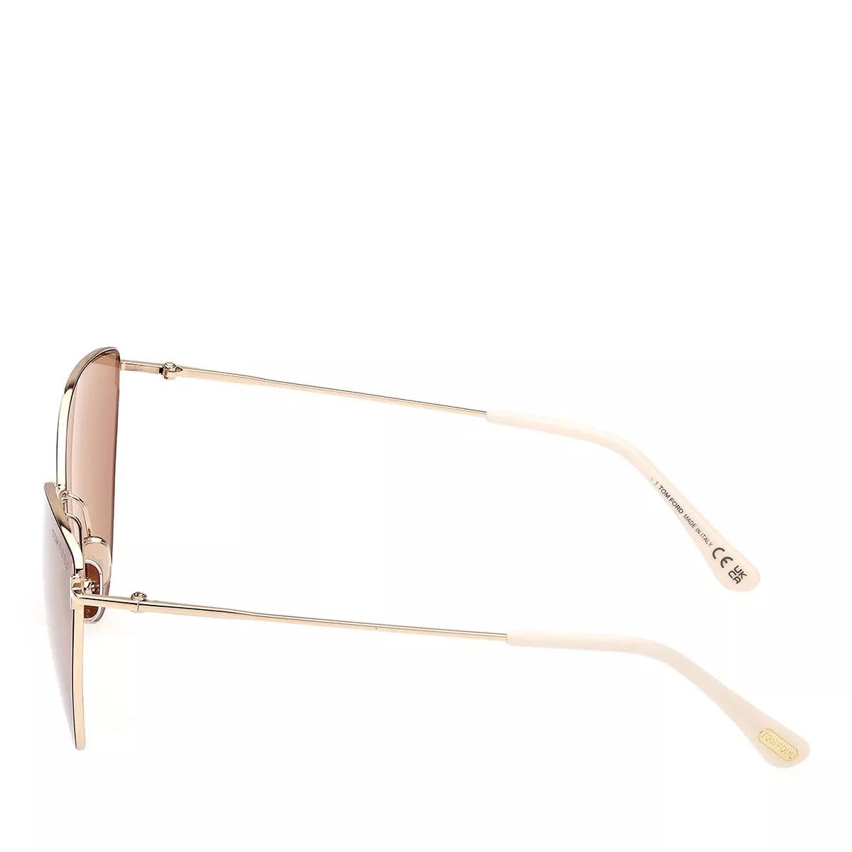 Tom Ford FT1005 32G Anais-02 Gold Sunglasses, Gold, 62/17/140