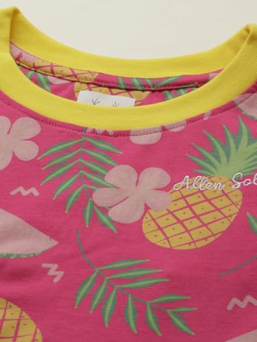 Allen Solly Girls Pink Print Casual Dress