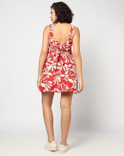 GAP Women's Cotton Classic Above The Knee Casual Dress (442754730_red