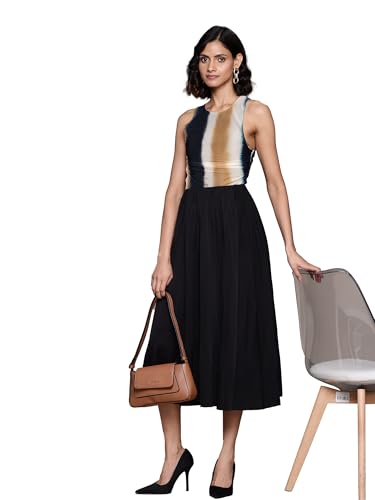 Label RITU KUMAR Black Lee Skirt