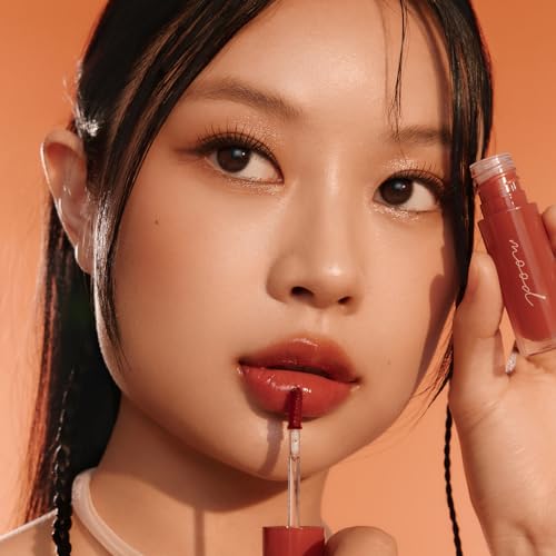 Peripera Ink Mood Glowy Tint | Lip-Plumping, Naturally Moisturizing, Lightweight, Glow-Boosting, Long-Lasting, Comfortable, Non-Sticky, Mask Friendly, No White Film 020 BROWN YAKGWA (HONEY K-OOKIE)