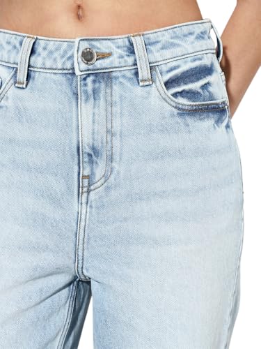 ONLY Women Slouchy Fit Mid Rise Blue Jeans
