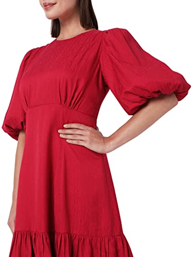 VERO MODA Women Regular Fit Dress(299551701_Granita_XS)