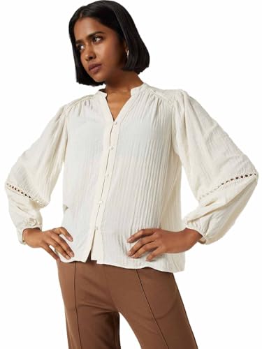 Max Women's Regular Shirt (RUS03B_Ivory