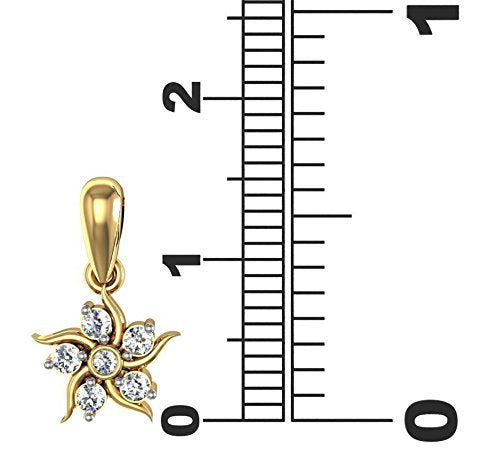 Avsar New Collection 14k (585) Yellow Gold Pendant for Women