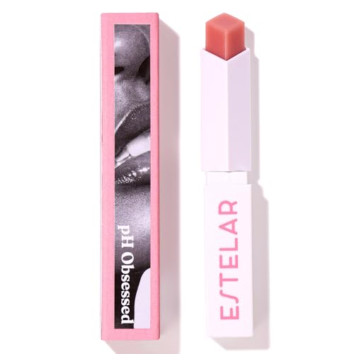 Estelar pH Cherri Glow Lipstick, Color Changing Pink Lip Balm, Personalized Lip Tint pH Stick, Enriched with Sea Buckthorn, Almond and Argan Oil, Hydrating, Long-Lasting, Paraben Free, 2.6g