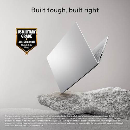 ASUS Vivobook S14,Smartchoice,AMD Ryzen AI 7 350,16GB RAM,512GB SSD,OLED,14",Windows 11,M365 Basic(1Yr)*,Office24,Cool Silver,1.4Kg,M3407KA-SF2701WS,AMD Radeon iGPU,50 Tops,Next-Gen AI Laptop,Copilot+