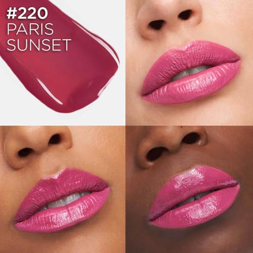 L'Oréal Paris Infallible Laque Resistance Lacquer-Like Shine Finish. 16H longwear lacquer lipstick. High-impact color, zero transfer - 220 Paris Sunset, 4ml