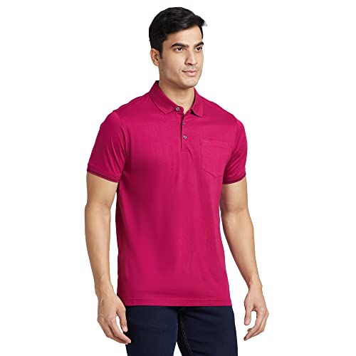 Park Avenue Dark Red T-Shirt (Size: 39)-PMKA00486-R7