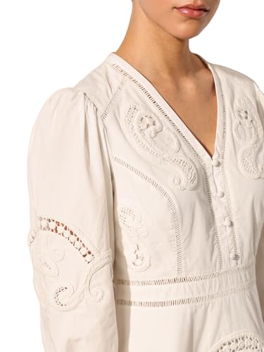 ONLY Women Fit and Flare White Dress