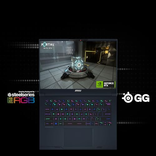 MSI Stealth 14 AI Studio, Intel Core Ultra 7 155H, Built-in AI,36CM 2.8K OLED 120Hz Gaming Laptop(32GB/1TB NVMe SSD/Windows 11 Home/NVIDIA GeForce RTX 4070, GDDR6 8GB /Star Blue/1.7Kg), A1VGG-054IN