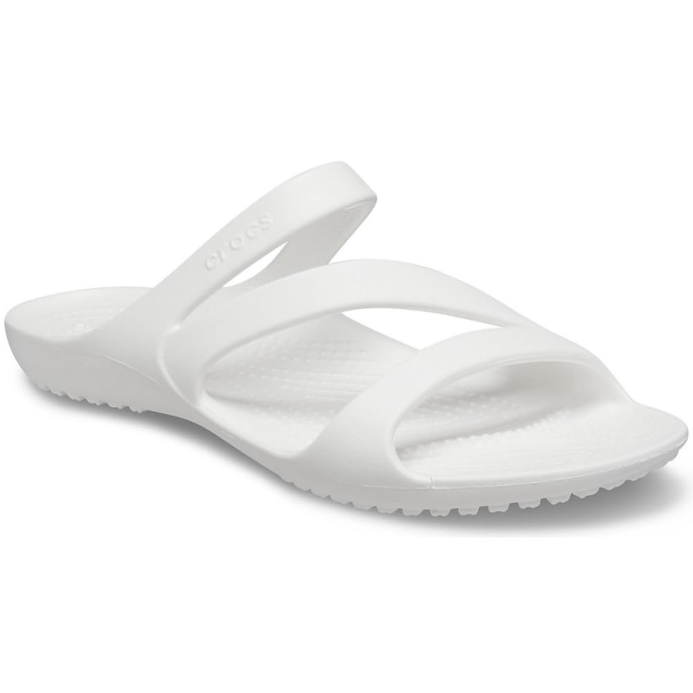 Crocs Women KadeeII White Sandal- (206756-100) - 7 UK Women (W9)