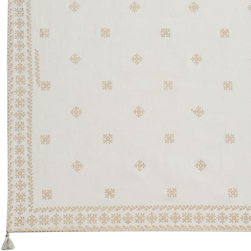 Rangriti Women's Viscose Kurta Set (FSGLM22149SS25GLD_Gold