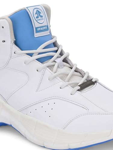 OFF LIMITS Men Rider Casual Sneakers, Off White/H.Blue, 11 UK