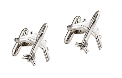 Knighthood Executive Jumbo Jet Airplane Cufflinks for Men