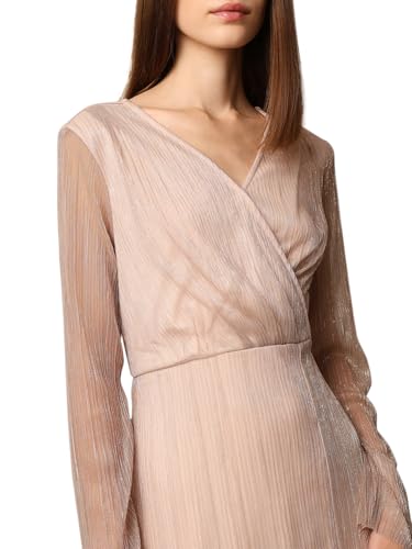 ONLY Women Fit and Flare Pink Dress