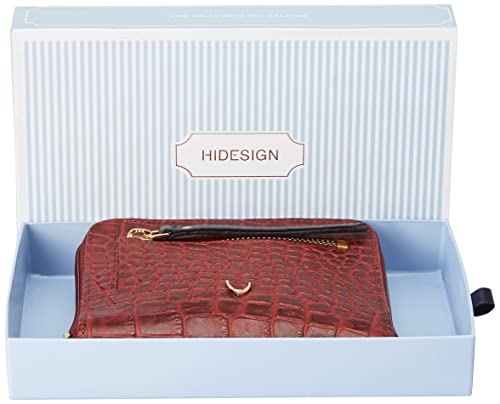 Hidesign Women's Leather Zip Around Wallet