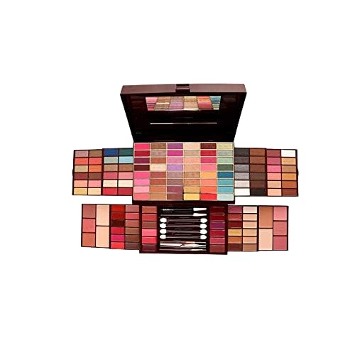 MaxTouch All In One Makeup Kit #2462, 66 Colors Eyeshadow Palette With Blush And Contour, Foundation Cream etc.