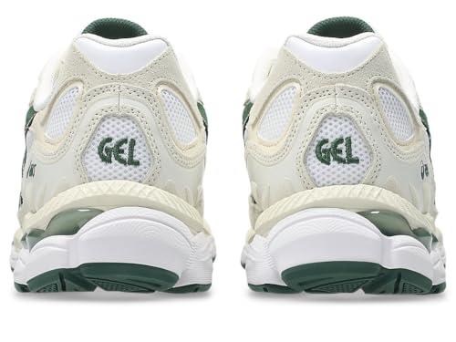 ASICS Unisex Gel-NYC Ivory/Forest Night Sneakers - 5 UK Men/ 4 UK Women (1203A383.750)