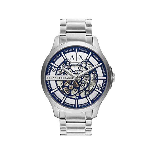 Armani Exchange Mens 46 mm Hampton Multi-Colour Dial Stainless Steel Analogue Watch - AX2416