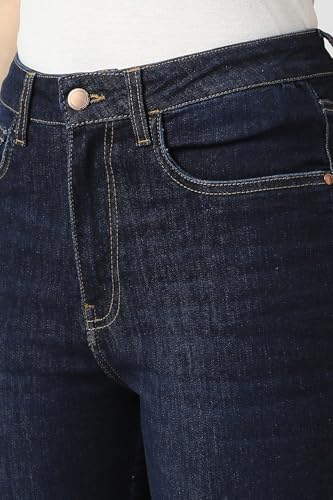 Women Navy Dark Wash Jeans