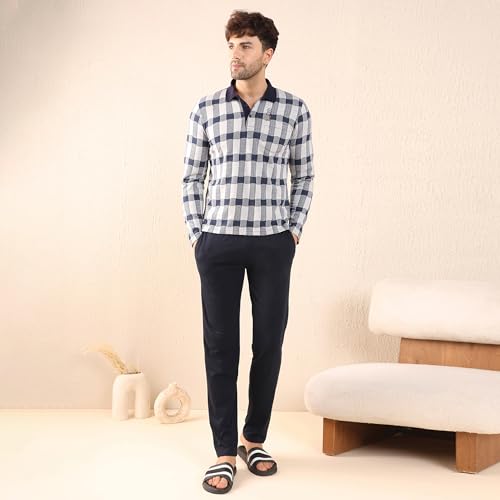 Sweet Dreams Men Checks Pyjama Set