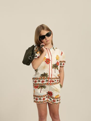 VERO MODA Girl Regular Fit Beige Shirt