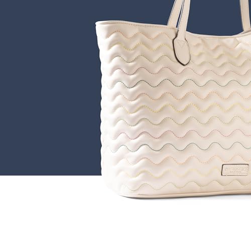 Accessorize London Women's Wiggle Stitch Tote Bag