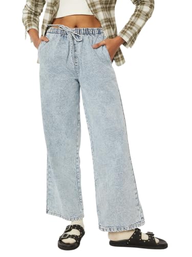 Max Women Light Wash Denim Jeans (Blue_XL)