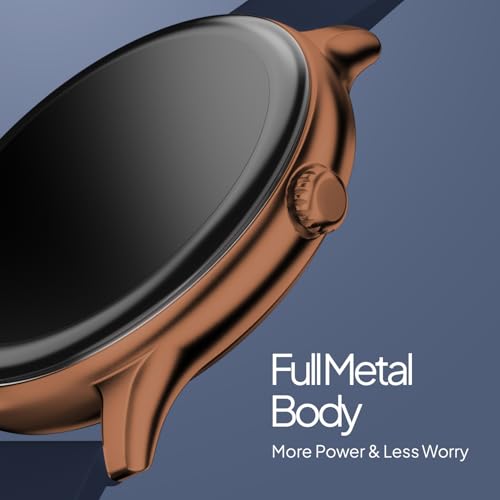 Fire-Boltt Phoenix Pro Smart Watch 1.39 inch Bluetooth Calling, AI Voice Assistant, Metal Body with 120+ Sports Modes, SpO2, Heart Rate Monitoring (Copper Blue)