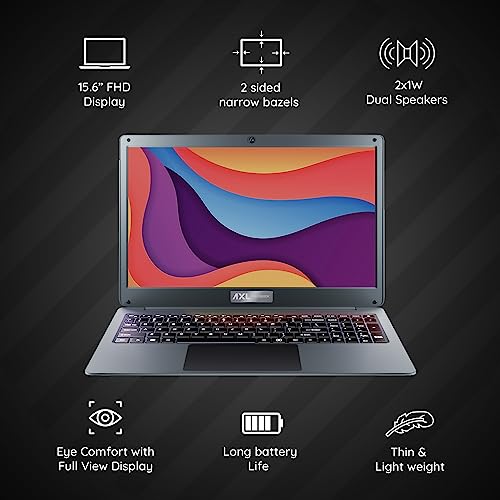 AXL Laptop (Vayu Book) Newly Launched Thin & Light | 15.6 Inch HD Display (4GB/256GB SSD)