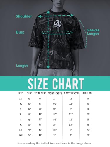 The Souled Store Marvel: Team-Up Men and Boys Short Sleeves Round Neck Blue Graphic Printed Polyester Oversized Jersey