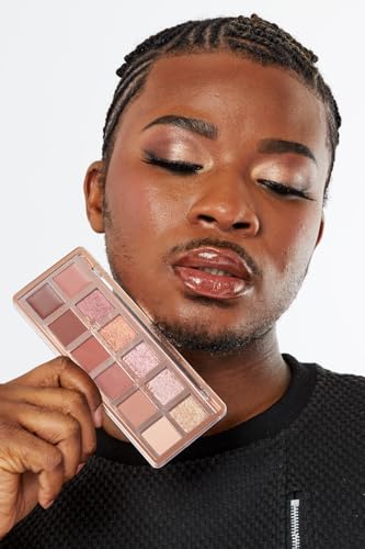 Revolution Beauty, Eyeshadow Palette, 12 Ultra-Pigmented Matte & Shimmer Finishes & Shades, Long-Lasting & Blendable, Vegan & Cruelty-Free (True Icon Bronze)