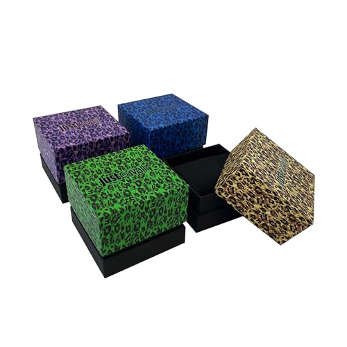 Just Cavalli Women Watch, Rose Gold Color Case, Silver Dial, Two Tone Silver & Rose Gold Color Metal Bracelet, 2 Hands, 3 ATM (Two Tone Silver & Gold Color)