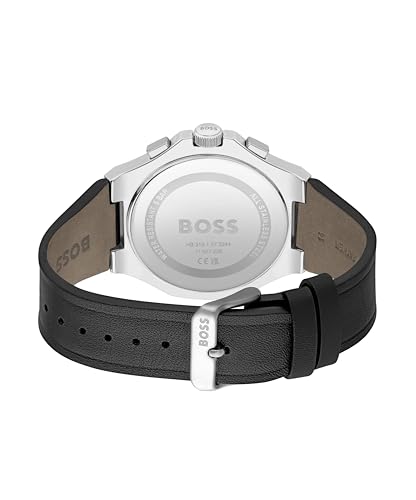 BOSS Allure Men's Quartz Chronograph Stainless Steel Watch - Water Resistant, Taper Black, Watch