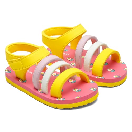 ONYC Premium Blossom Flower Kids Sandals - Pink (Girls)